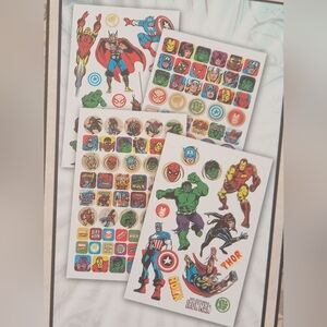 Marvel Heroes Sticker Collection and Tattoos NEW